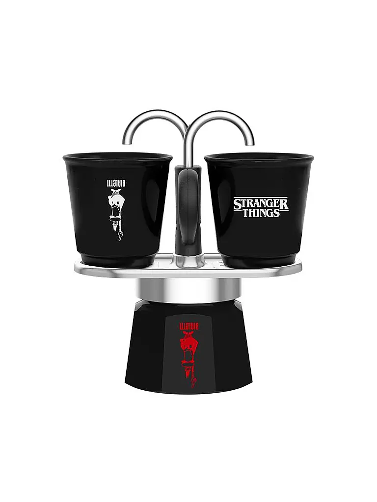 BIALETTI | Mini machine à expresso 2 tasses TRANGER THINGS | schwarz