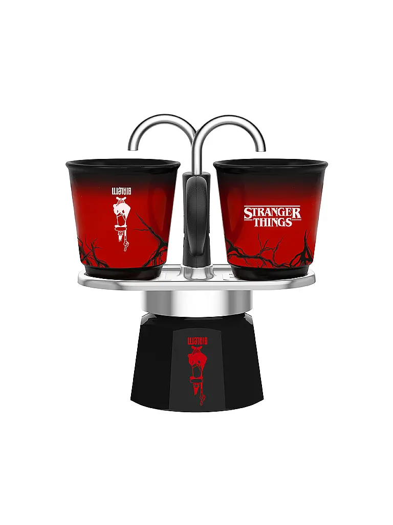 BIALETTI | Mini machine à expresso 2 tasses TRANGER THINGS | schwarz
