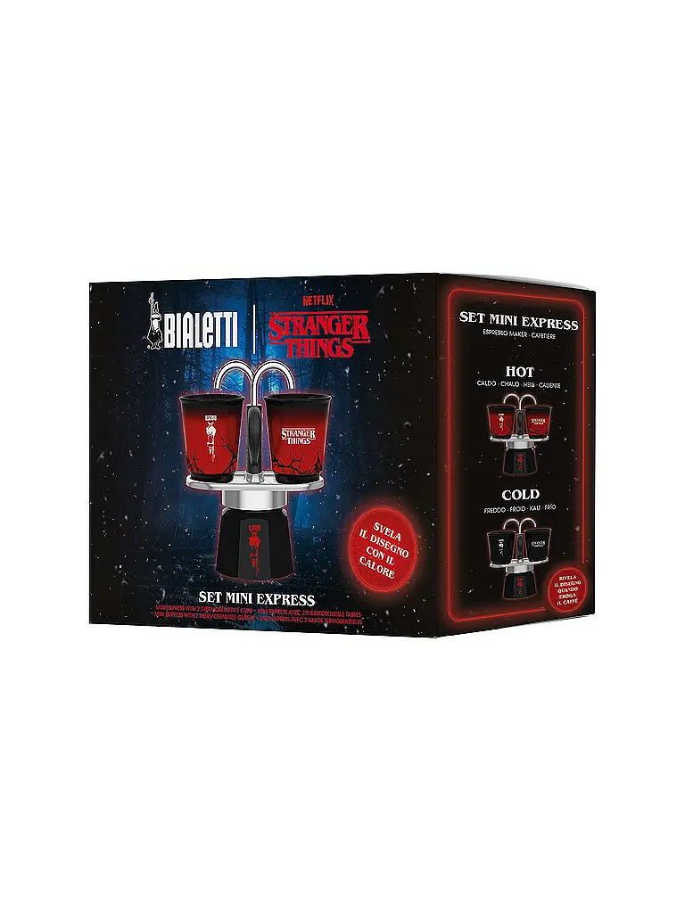 BIALETTI | Mini machine à expresso 2 tasses TRANGER THINGS | 