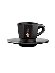 BIALETTI | Tasses à espresso, lot de 4, noir/cuivre | Noir
