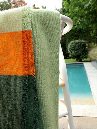 BIEDERLACK | Tagesdecke - Plaid 130x170cm EVERGREEN Great Green