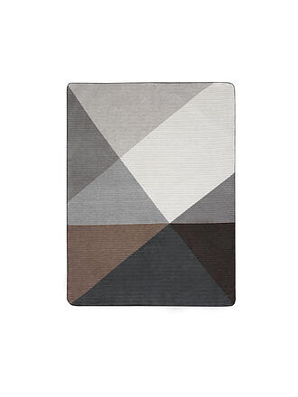 BIEDERLACK | Couverture - Plaid 150x200cm SIMPLY ELEGANT Feel Graphite