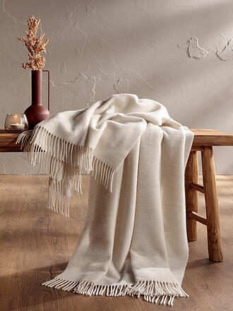 BIEDERLACK | Plaid en cachemire 130x170cm Marbre Stone