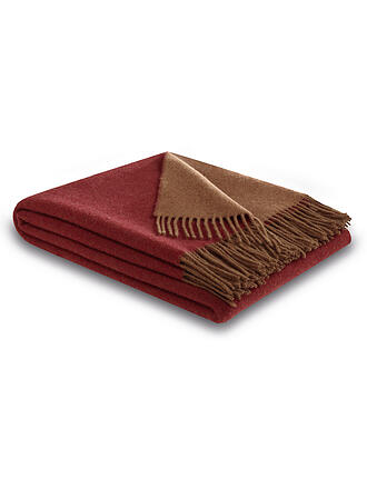 BIEDERLACK | Couvre-lit PLAID CACHEMIRE 130x170cm Poivre Noix de cajou