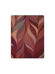 BIEDERLACK | Couverture - Plaid 150x200cm RUBY PASSION Autumn Ember | Rouge foncé