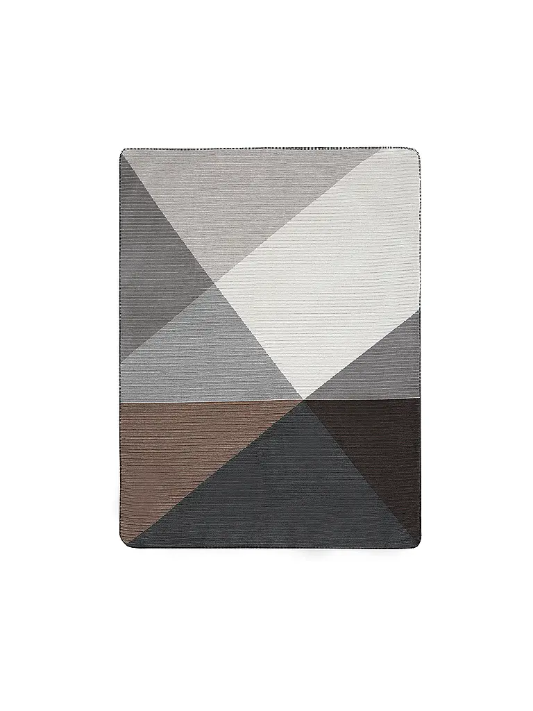 BIEDERLACK | Couverture - Plaid 150x200cm SIMPLY ELEGANT Feel Graphite | braun