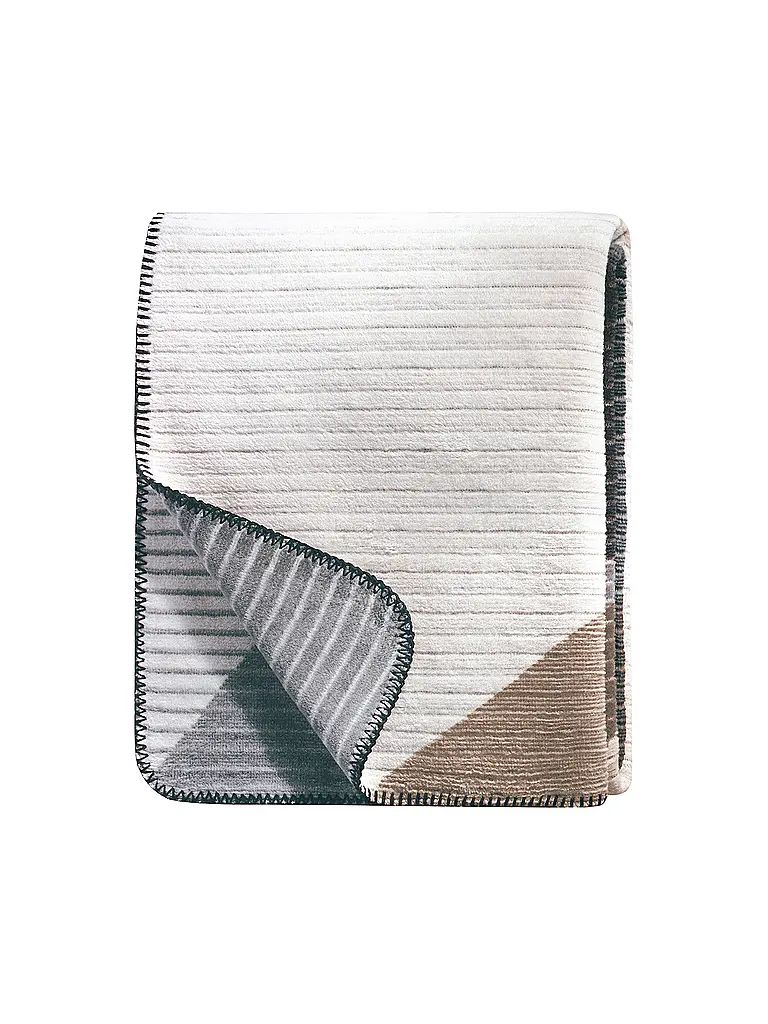BIEDERLACK | Couverture - Plaid 150x200cm SIMPLY ELEGANT Feel Graphite | 