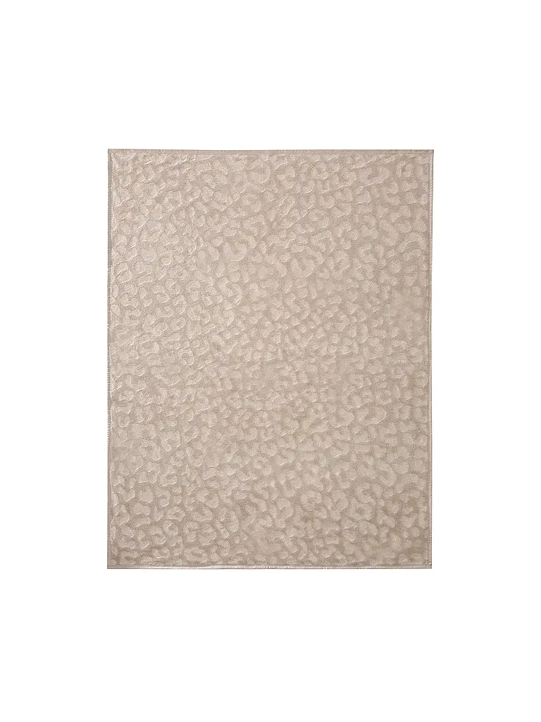 BIEDERLACK | Couverture - Plaid 150x200cm SIMPLY ELEGANT Feel Leo | Camel
