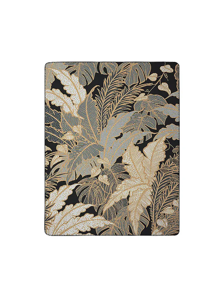 BIEDERLACK | Couverture - Plaid 150x200cm SIMPLY ELEGANT Leavy Luxe | Marron clair