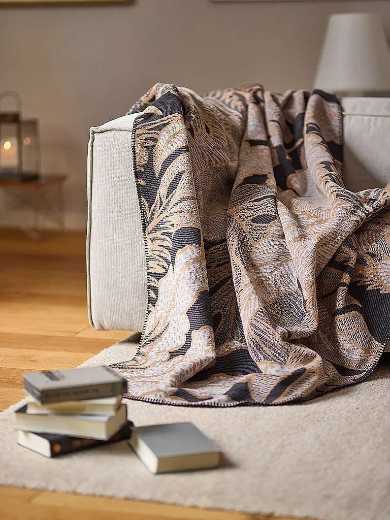 BIEDERLACK | Couverture - Plaid 150x200cm SIMPLY ELEGANT Leavy Luxe | 