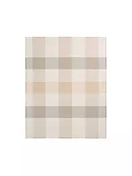 BIEDERLACK | Couvre-lit - Plaid 130x170cm WHITE SANDSATION White Boucle | Camel