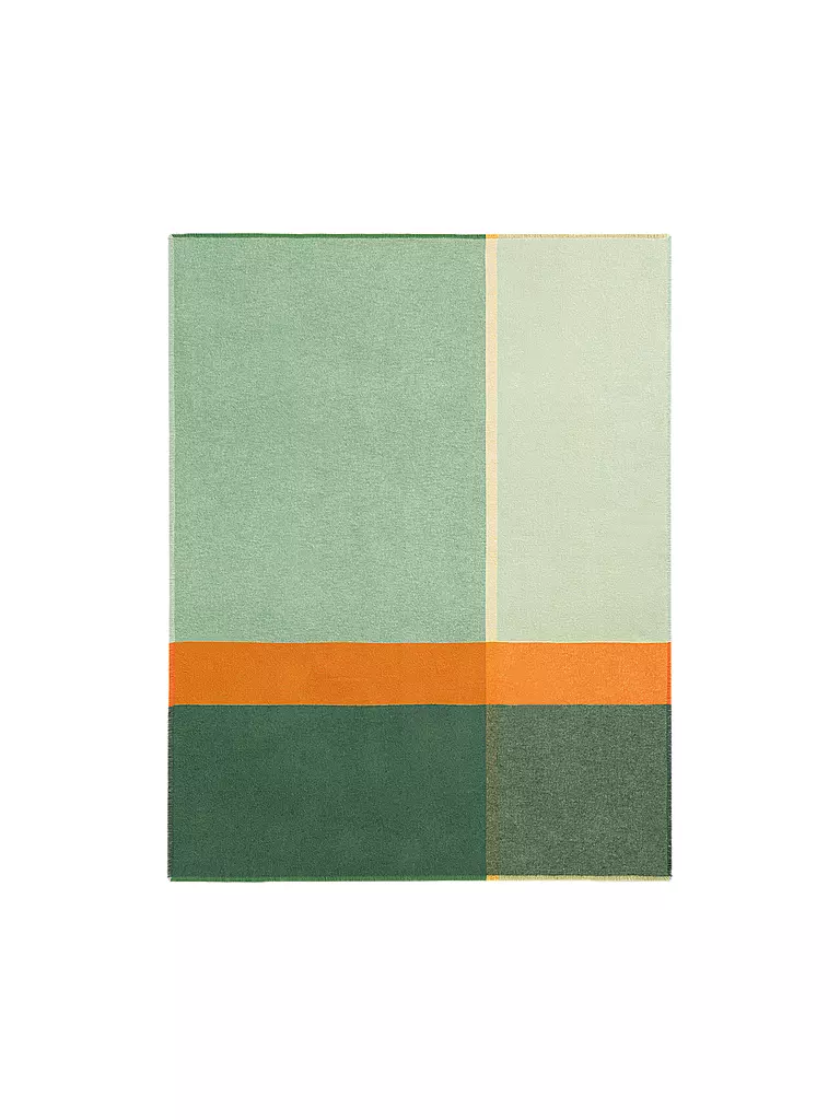 BIEDERLACK | Tagesdecke - Plaid 130x170cm EVERGREEN Great Green | dunkelgrün