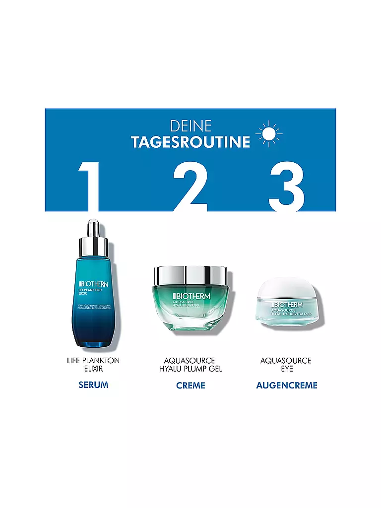 BIOTHERM | Crème pour le visage - Aquasource Hyalu Plump Gel 30ml | 