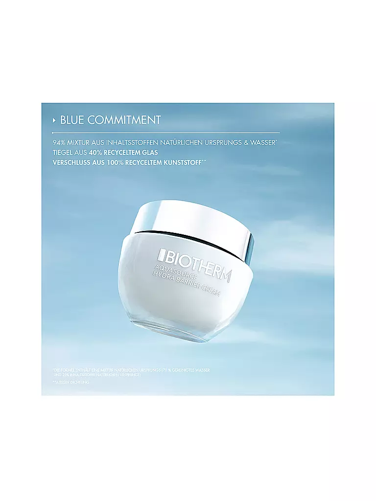 BIOTHERM | Crème pour le visage - Aquasource Hydra Barrier Cream 75ml | 