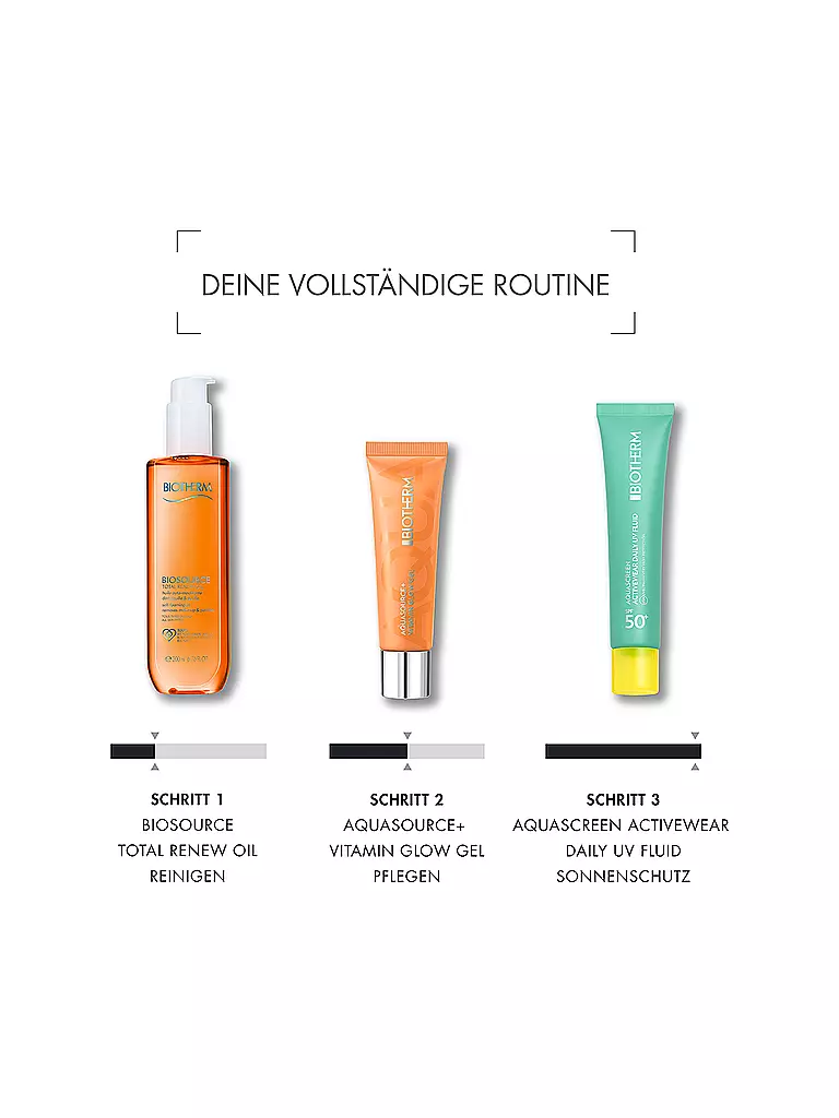 BIOTHERM | Crème pour le visage - Aquasource Vitamin Glow Gel 30ml | 