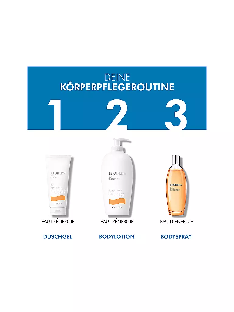 BIOTHERM | Eau d'Énergie Gel Douche 200ml | Aucune couleur