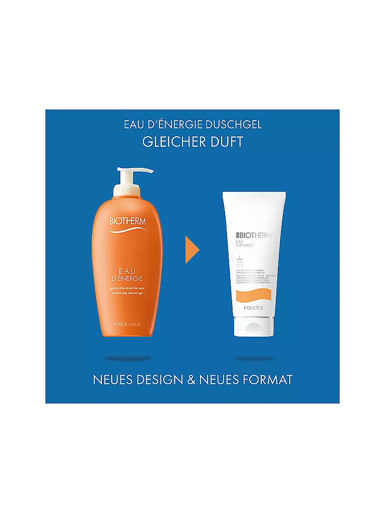 BIOTHERM | Eau d'Énergie Gel Douche 200ml | Aucune couleur