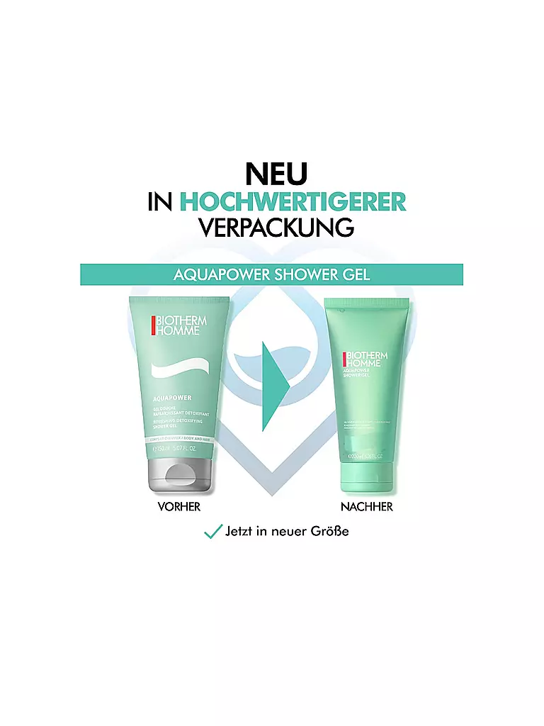 BIOTHERM | Homme Aquapower Gel Douche 200ml | 