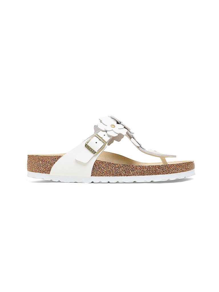 Pantoletten GIZEH FLOWER blanc 37