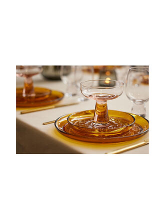 BITZ | Assiette en verre KUSINTHA 25cm Ambre
