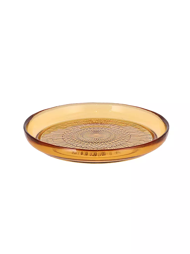 BITZ | Assiette en verre KUSINTHA 18cm Ambre | orange