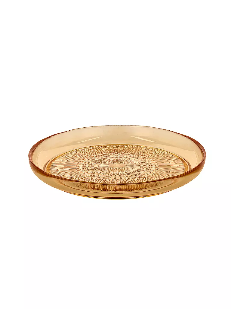 BITZ | Assiette en verre KUSINTHA 25cm Ambre | orange