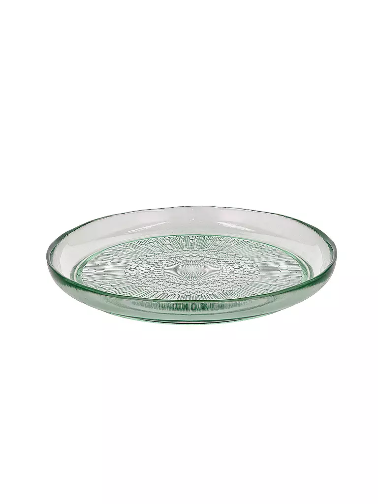 BITZ | Assiette en verre KUSINTHA 25cm Vert | hellgrün