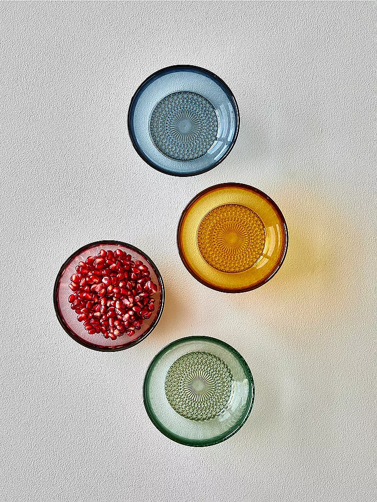 BITZ | Bol en verre KUSINTHA 12cm Ambre | 