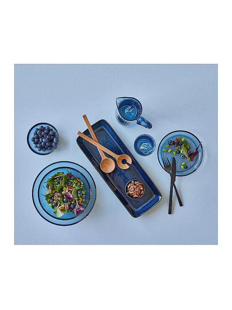 BITZ | Saladier en verre KUSINTHA 24cm Bleu | blau