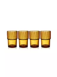 BITZ | Verre à boire KUSINTHA, lot de 4, 380 ml, vert | Orange