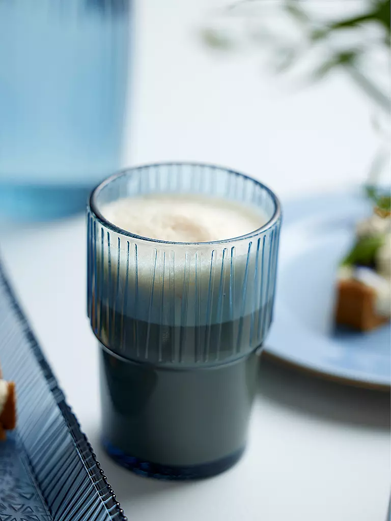 BITZ | Verre à boire KUSINTHA, lot de 4, 380 ml, bleu | 