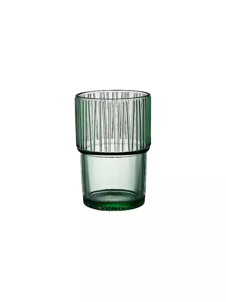 BITZ | Verre à boire KUSINTHA, lot de 4, 380 ml, vert | hellgrün
