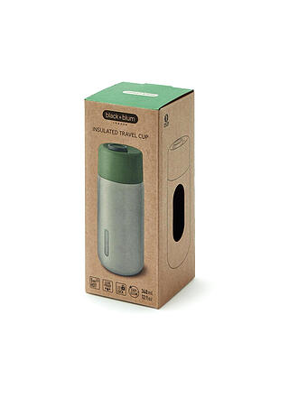 BLACK+BLUM | Thermos - Gobelet isotherme à emporter 340 ml Olive/Acier inoxydable