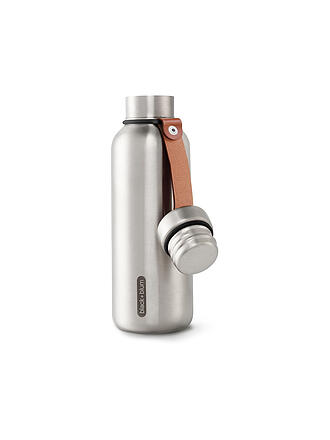 BLACK+BLUM | Bouteille isotherme 0,5 l Noir/Acier inoxydable