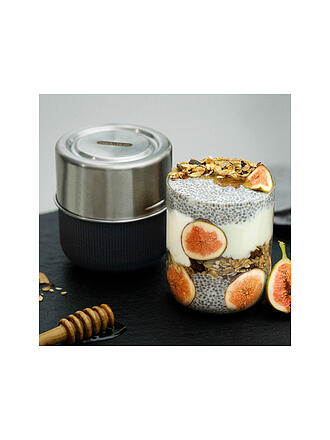 BLACK+BLUM | Boîte à déjeuner - Lunchpot 450ml Ardoise/Verre