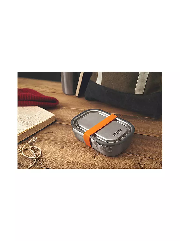 BLACK+BLUM | Boîte à lunch grande 1 l orange/acier inoxydable | 