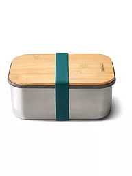 BLACK+BLUM | Boîte de conservation - Grande boîte à lunch 19x13,5cm Olive/Acier inoxydable | Bleu