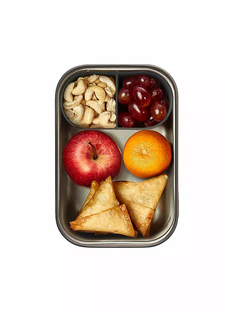 BLACK+BLUM | Boîte de conservation - Grande boîte à lunch 19x13,5cm Olive/Acier inoxydable | 