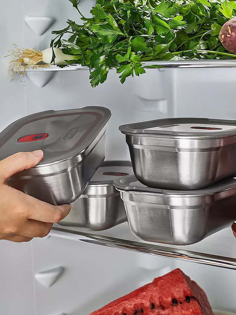 BLACK+BLUM | Boîte multifonction 1,2 l en acier inoxydable | 