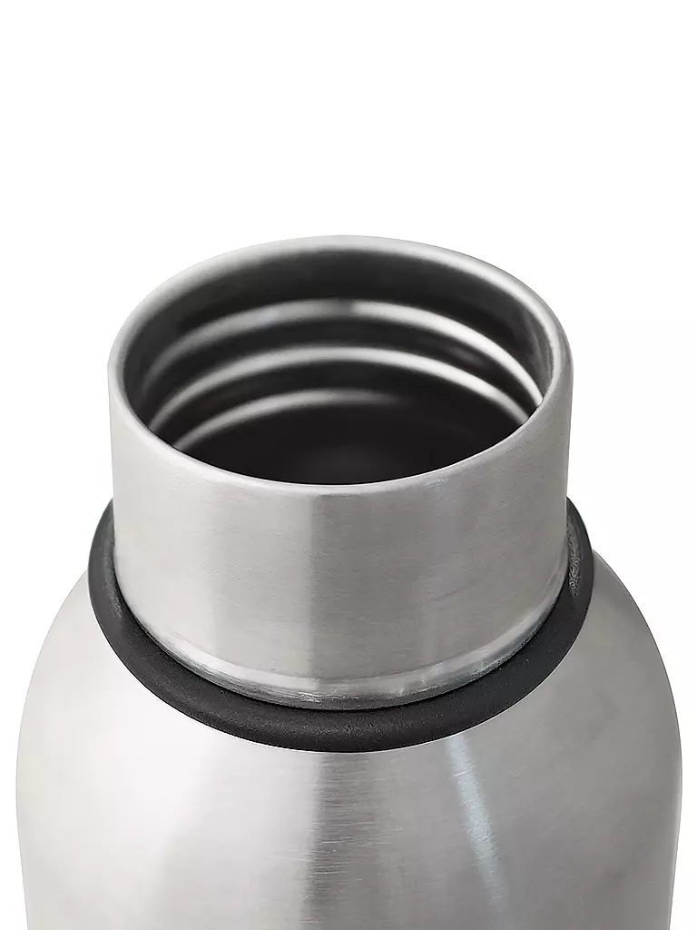 BLACK+BLUM | Bouteille isotherme 0,5 l Noir/Acier inoxydable |