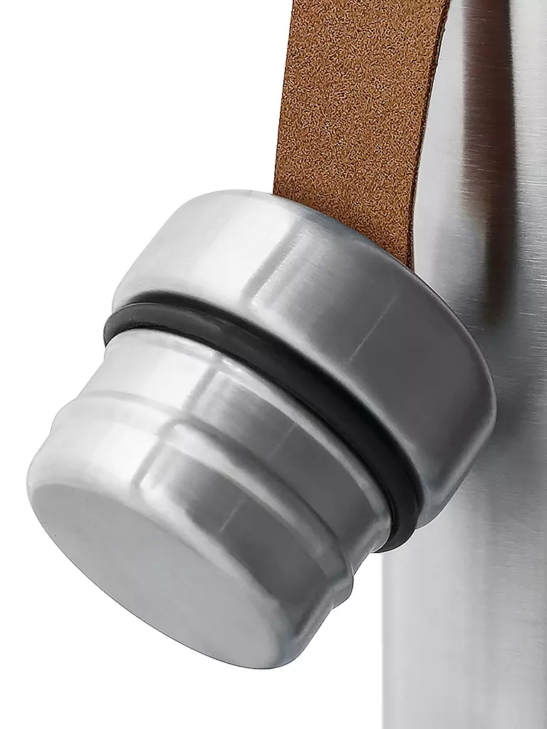 BLACK+BLUM | Bouteille isotherme 0,5 l Noir/Acier inoxydable |