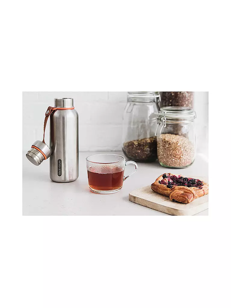 BLACK+BLUM | Bouteille isotherme 0,5 l orange / acier inoxydable | 