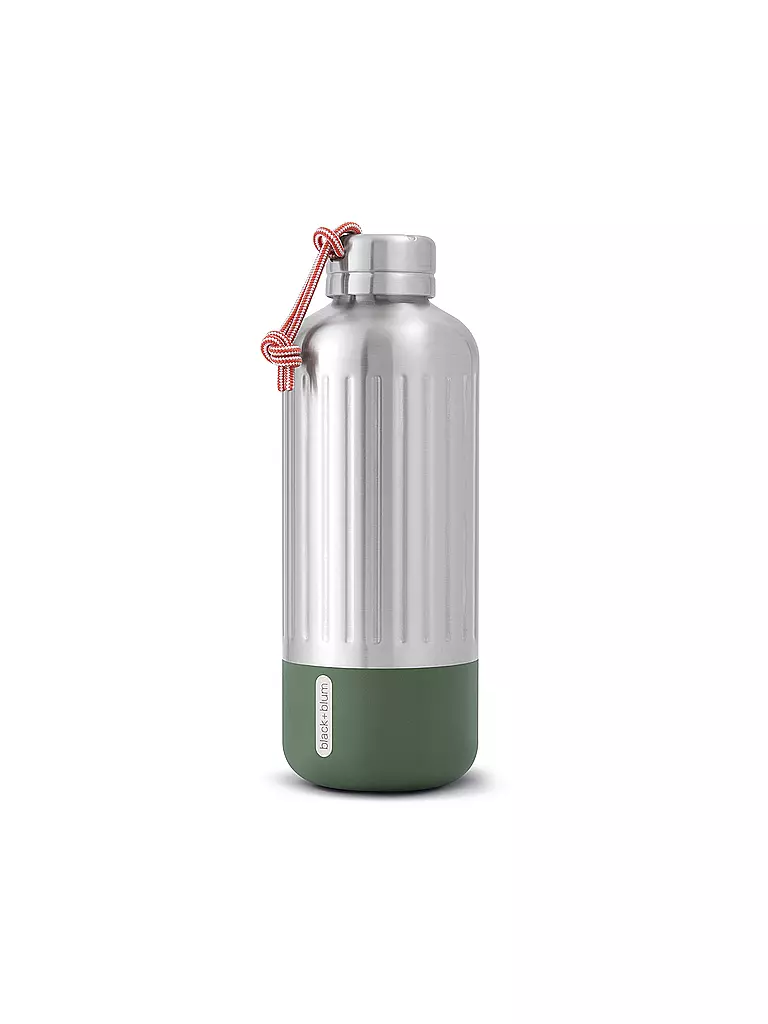 BLACK+BLUM | Bouteille isotherme EXPLORER 0,85l Olive/Acier inoxydable | Olive