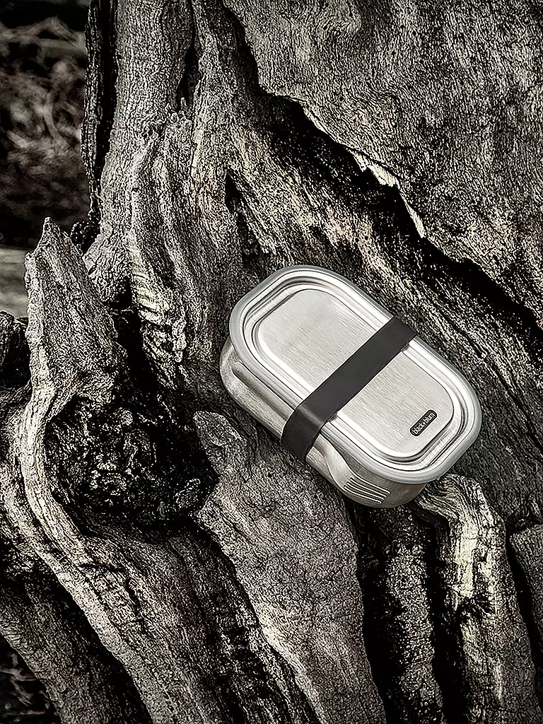 BLACK+BLUM | Lunchbox Grand 1l Noir/Acier inoxydable |