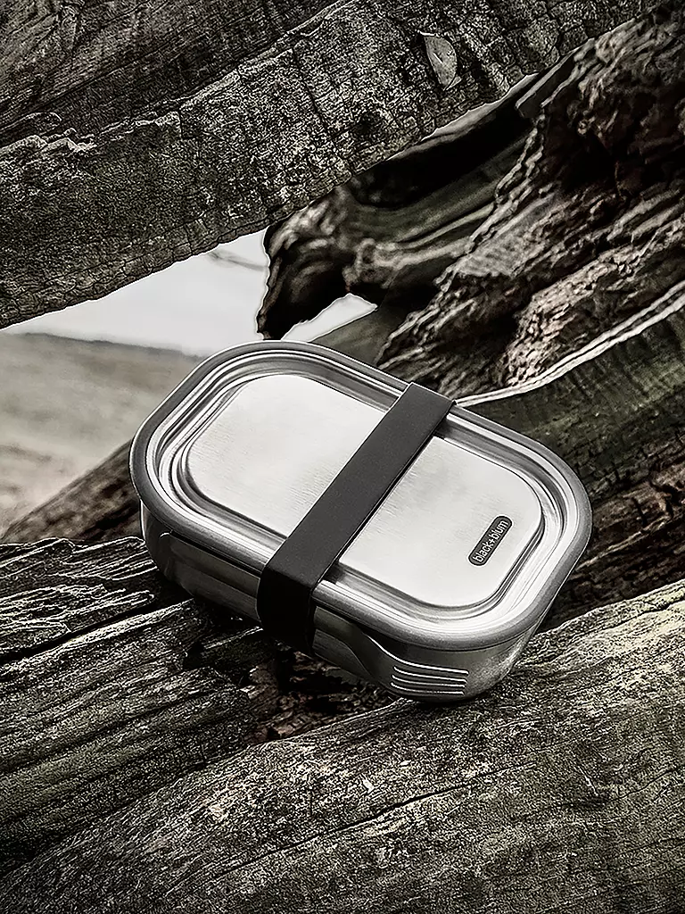 BLACK+BLUM | Lunchbox Grand 1l Noir/Acier inoxydable |