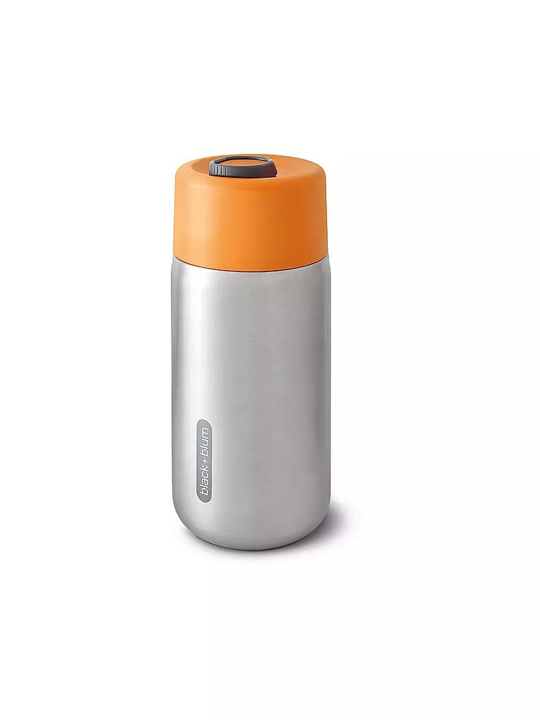 BLACK+BLUM | Thermos - Gobelet isotherme en acier inoxydable 340 ml Orange/Acier inoxydable | orange