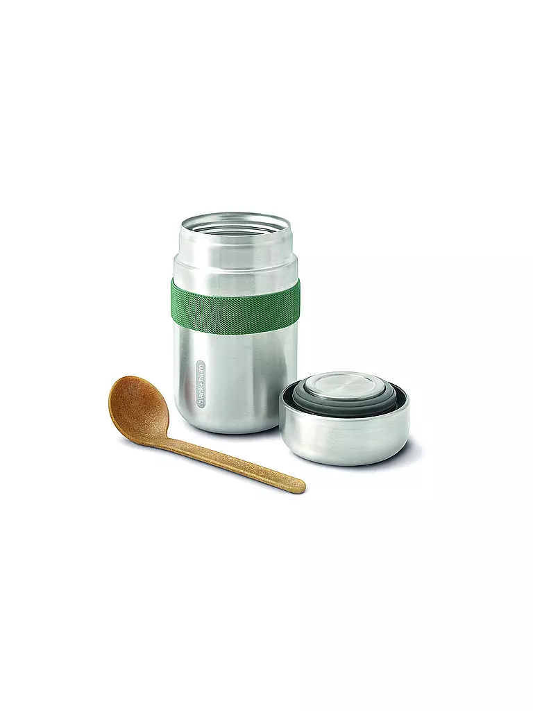 BLACK+BLUM | Thermosbehälter - Food Flask 400ml Olive/Edelstahl | 