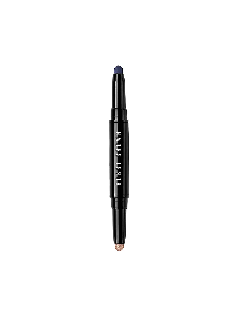 BOBBI BROWN | Ombre à paupières - Bâton d'ombre à paupières crème longue tenue à double extrémité (01 Silk / Rich Navy) | dunkelblau
