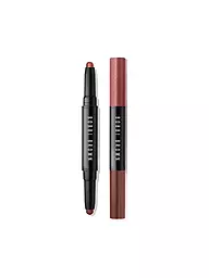 BOBBI BROWN | Ombre à paupières - Duo de bâtons ombre crème longue tenue (02 Rose / Nude) | Rouge foncé