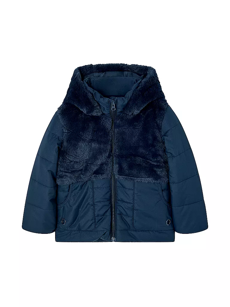 BOBOLI | Mädchen Mantel | Bleu foncé